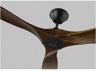 60 in. Outdoor Ceiling Fans with Remote Control, Black Outdoor Fan with 3 Wood Blades-6-ErisView