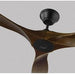 60 in. Outdoor Ceiling Fans with Remote Control, Black Outdoor Fan with 3 Wood Blades-6-ErisView