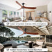 60 in. Reversible Ceiling Fan for Living Room Bedroom, Wood Ceiling Fan NO Light with Remote, Outdoor Fan for Patio -6-ErisView
