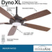 60 in. Unique Ceiling Fans with Lights and Remote, Bronze Ceiling Fan-2-ErisView