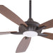 60 in. Unique Ceiling Fans with Lights and Remote, Bronze Ceiling Fan-1-ErisView