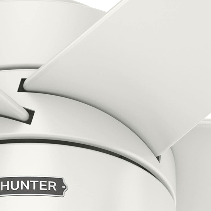 60 in. White Ceiling Fan, Ceiling Hugger Ceiling Fans, 6 Blade Ceiling Fan-10-ErisView