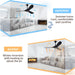 60 in. Wood Black Ceiling Fans without Lights, Modern Smart Reversible Ceiling Fan for Indoor Outdoor Use-19-ErisView