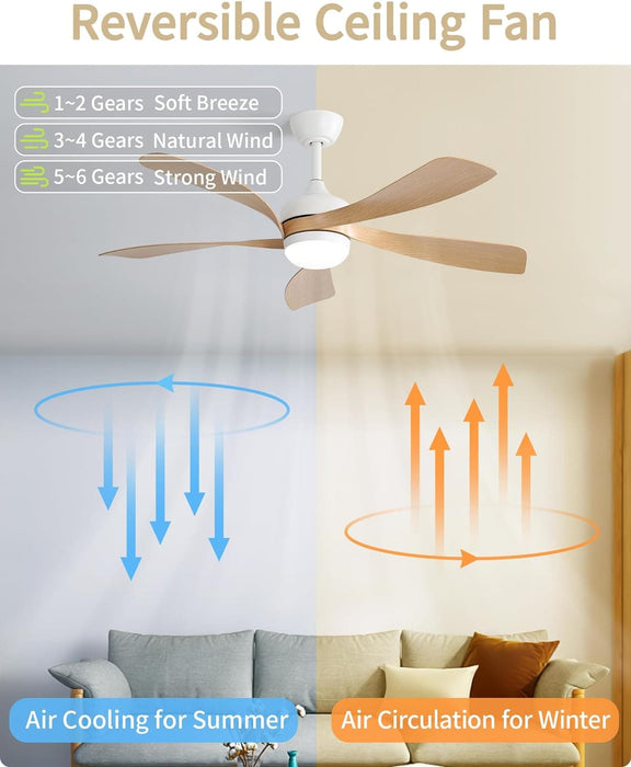 60 in. Wood Ceiling Fan with Light, Outdoor Covered Ceiling Fan with Remote, Oil Rubbed Bronze Ceiling Fan for Living Room Kitchen Bedroom Dining Room-11-ErisView
