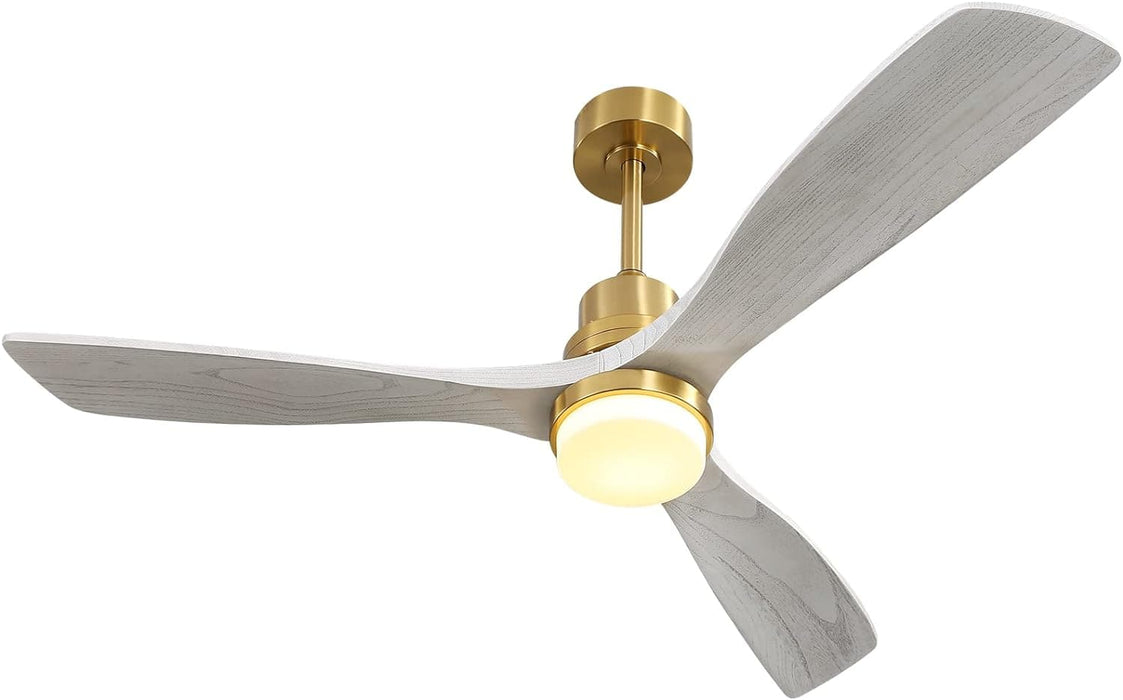 60 in. Wood Ceiling Fan with Light, Outdoor Covered Ceiling Fan with Remote, Oil Rubbed Bronze Ceiling Fan for Living Room Kitchen Bedroom Dining Room-126-ErisView