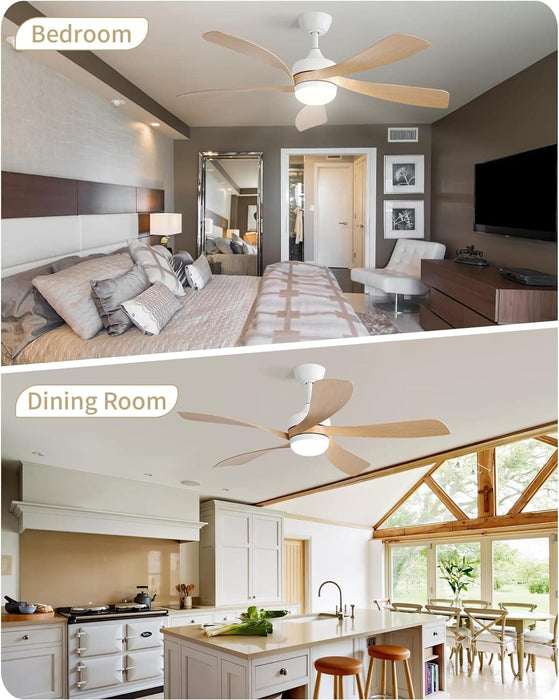 60 in. Wood Ceiling Fan with Light, Outdoor Covered Ceiling Fan with Remote, Oil Rubbed Bronze Ceiling Fan for Living Room Kitchen Bedroom Dining Room-14-ErisView