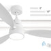 60 in. Wood Ceiling Fan with Light, Outdoor Covered Ceiling Fan with Remote, Oil Rubbed Bronze Ceiling Fan for Living Room Kitchen Bedroom Dining Room-27-ErisView