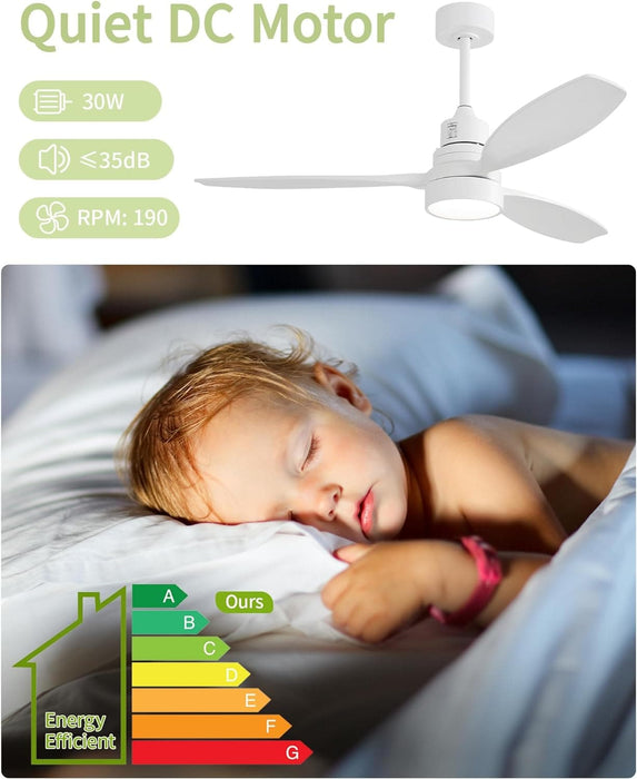 60 in. Wood Ceiling Fan with Light, Outdoor Covered Ceiling Fan with Remote, Oil Rubbed Bronze Ceiling Fan for Living Room Kitchen Bedroom Dining Room-29-ErisView