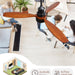 60 in. Wood Ceiling Fan with Light, Outdoor Covered Ceiling Fan with Remote, Oil Rubbed Bronze Ceiling Fan for Living Room Kitchen Bedroom Dining Room-36-ErisView
