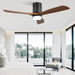 60 in. Wood Ceiling Fan with Light, Outdoor Covered Ceiling Fan with Remote, Oil Rubbed Bronze Ceiling Fan for Living Room Kitchen Bedroom Dining Room-51-ErisView