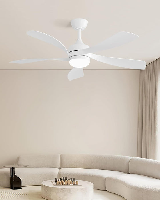 60 in. Wood Ceiling Fan with Light, Outdoor Covered Ceiling Fan with Remote, Oil Rubbed Bronze Ceiling Fan for Living Room Kitchen Bedroom Dining Room-77-ErisView