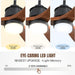 60 in. Wood Ceiling Fan with Light, Outdoor Covered Ceiling Fan with Remote, Oil Rubbed Bronze Ceiling Fan for Living Room Kitchen Bedroom Dining Room-86-ErisView