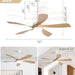 60 in. Wood Ceiling Fan with Light, Outdoor Covered Ceiling Fan with Remote, Oil Rubbed Bronze Ceiling Fan for Living Room Kitchen Bedroom Dining Room-9-ErisView