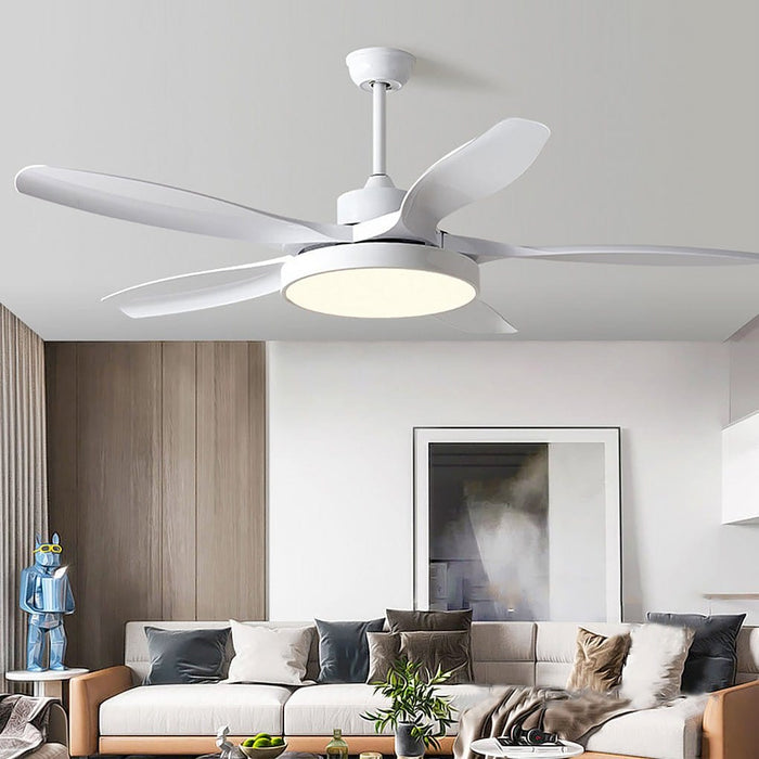 60 Inches Nordic Inverter Fan Chandelier Ceiling Fan Lamp with Remote Control