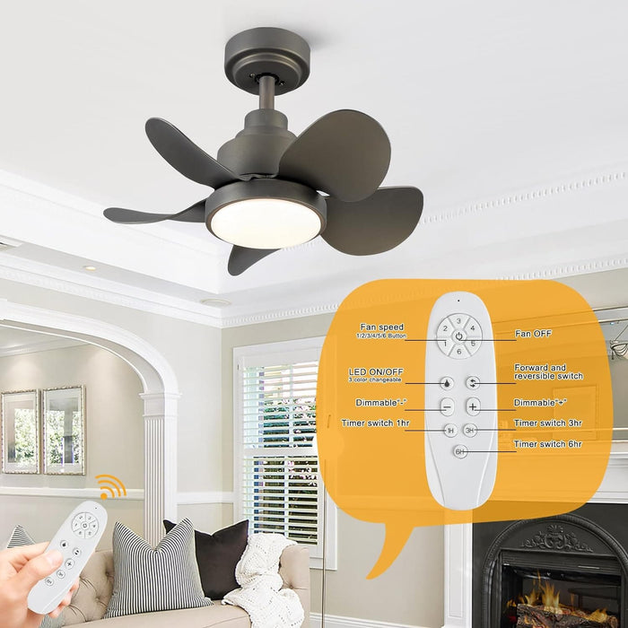 62 in. Large Farmhouse Ceiling Fan with Lights and Remote, Black Quiet Ceiling Fans, Quiet Ceiling Fans with Lights for Indoor Great Room-23-ErisView