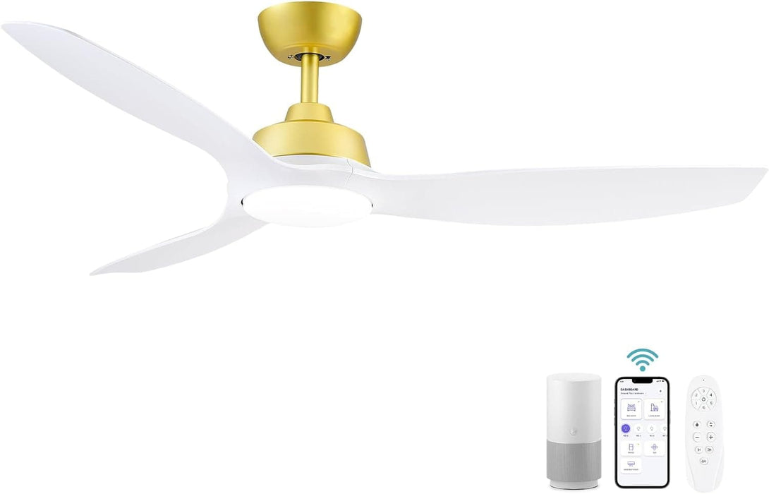 62 in. Large Farmhouse Ceiling Fan with Lights and Remote, Black Quiet Ceiling Fans, Quiet Ceiling Fans with Lights for Indoor Great Room-30-ErisView