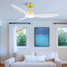 62 in. Large Farmhouse Ceiling Fan with Lights and Remote, Black Quiet Ceiling Fans, Quiet Ceiling Fans with Lights for Indoor Great Room-38-ErisView