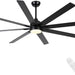 62 in. Large Farmhouse Ceiling Fan with Lights and Remote, Black Quiet Ceiling Fans, Quiet Ceiling Fans with Lights for Indoor Great Room-7-ErisView