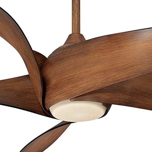 62 in. Unique Ceiling Fans with Lights, Unusual Ceiling Fans In Distressed Koa Finish-4-ErisView