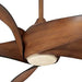 62 in. Unique Ceiling Fans with Lights, Unusual Ceiling Fans In Distressed Koa Finish-4-ErisView