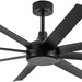 65 in. Black Ceiling Fans without Lights, Modern Farmhouse Ceiling Fan with Remote Control, Quite Reversible Ceiling Fan for Kitchen Living Room Bedroom-1-ErisView