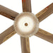 65 in. Ceiling Fan with LED Light, 6-Blade Large Crystal Ceiling Fan with Remote Control for Living Room-ErisView