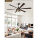 65 in. Farmhouse Caged Ceiling Fan with Lights Remote, Black Industrial Reversible Quiet Ceiling Fans, Large Ceiling Fan for Living Room Bedroom-7-ErisView