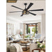 65 in. Farmhouse Caged Ceiling Fan with Lights Remote, Black Industrial Reversible Quiet Ceiling Fans, Large Ceiling Fan for Living Room Bedroom-8-ErisView