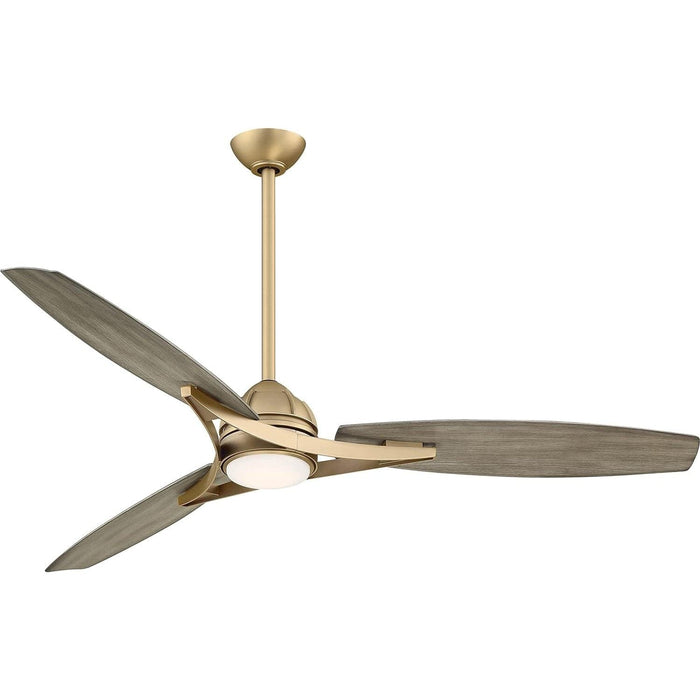 65 in. Huge Ceiling Fan, LED Ceiling Fan and Light, Brass Ceiling Fan-1-ErisView