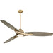 65 in. Huge Ceiling Fan, LED Ceiling Fan and Light, Brass Ceiling Fan-1-ErisView