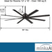 65 in. Huge Ceiling Fan with Remote Wall Control, Cooling Ceiling Fan-3-ErisView