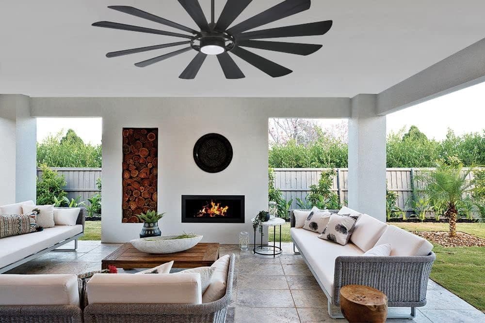 65 in. Large Outdoor Ceiling Fans with LED Light and Remote Control, Exterior Ceiling Fans-6-ErisView