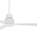 65 in. Outdoor LED Ceiling Fan and Light, Simple White Outdoor Ceiling Fans, Exterior Ceiling Fans-1-ErisView
