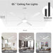 65 in. Outdoor LED Ceiling Fan with Light and Remote, Quiet Ceiling Fans with Lights, Big Farmhouse Outdoor Patio Ceiling Fan-2-ErisView