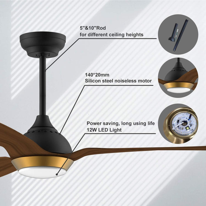 65 in. Smart Large Outdoor Fan, Remote Ceiling Fan with Light, Farmhouse Walnut Reversible DC Ceiling Fan, Propeller Ceiling Fan for Patio Living Room-11-ErisView