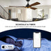 65 in. Smart Large Outdoor Fan, Remote Ceiling Fan with Light, Farmhouse Walnut Reversible DC Ceiling Fan, Propeller Ceiling Fan for Patio Living Room-15-ErisView