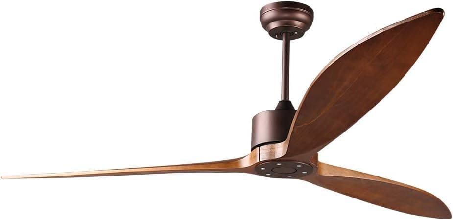 65 in. Smart Large Outdoor Fan, Remote Ceiling Fan with Light, Farmhouse Walnut Reversible DC Ceiling Fan, Propeller Ceiling Fan for Patio Living Room-19-ErisView