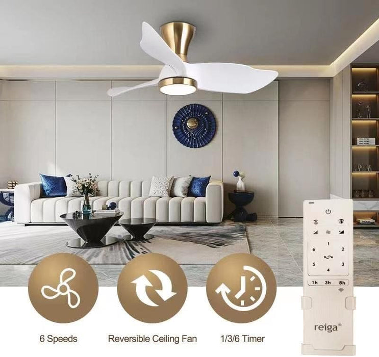 65 in. Smart Large Outdoor Fan, Remote Ceiling Fan with Light, Farmhouse Walnut Reversible DC Ceiling Fan, Propeller Ceiling Fan for Patio Living Room-32-ErisView