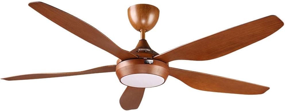 65 in. Smart Large Outdoor Fan, Remote Ceiling Fan with Light, Farmhouse Walnut Reversible DC Ceiling Fan, Propeller Ceiling Fan for Patio Living Room-35-ErisView