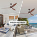 65 in. Smart Large Outdoor Fan, Remote Ceiling Fan with Light, Farmhouse Walnut Reversible DC Ceiling Fan, Propeller Ceiling Fan for Patio Living Room-3-ErisView