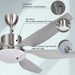 65 in. Smart Large Outdoor Fan, Remote Ceiling Fan with Light, Farmhouse Walnut Reversible DC Ceiling Fan, Propeller Ceiling Fan for Patio Living Room-69-ErisView