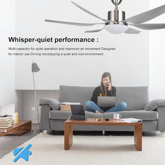 65 in. Smart Large Outdoor Fan, Remote Ceiling Fan with Light, Farmhouse Walnut Reversible DC Ceiling Fan, Propeller Ceiling Fan for Patio Living Room-71-ErisView