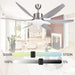 65 in. Smart Large Outdoor Fan, Remote Ceiling Fan with Light, Farmhouse Walnut Reversible DC Ceiling Fan, Propeller Ceiling Fan for Patio Living Room-72-ErisView