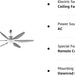 65 in. Smart Large Outdoor Fan, Remote Ceiling Fan with Light, Farmhouse Walnut Reversible DC Ceiling Fan, Propeller Ceiling Fan for Patio Living Room-74-ErisView