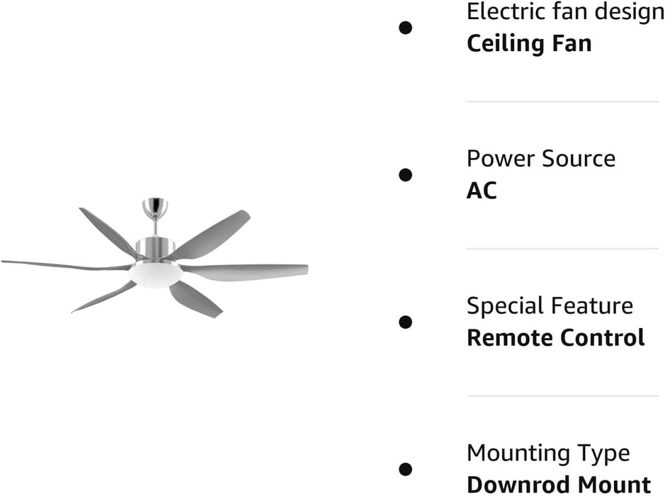 65 in. Smart Large Outdoor Fan, Remote Ceiling Fan with Light, Farmhouse Walnut Reversible DC Ceiling Fan, Propeller Ceiling Fan for Patio Living Room-74-ErisView