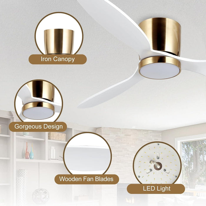 65 in. Smart Large Outdoor Fan, Remote Ceiling Fan with Light, Farmhouse Walnut Reversible DC Ceiling Fan, Propeller Ceiling Fan for Patio Living Room-77-ErisView