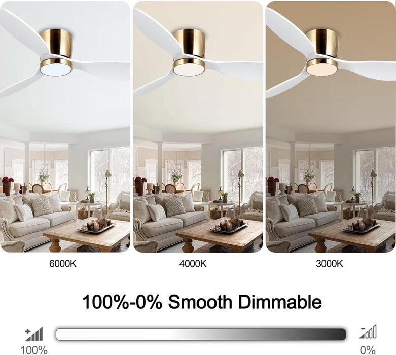 65 in. Smart Large Outdoor Fan, Remote Ceiling Fan with Light, Farmhouse Walnut Reversible DC Ceiling Fan, Propeller Ceiling Fan for Patio Living Room-79-ErisView