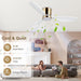 65 in. Smart Large Outdoor Fan, Remote Ceiling Fan with Light, Farmhouse Walnut Reversible DC Ceiling Fan, Propeller Ceiling Fan for Patio Living Room-80-ErisView