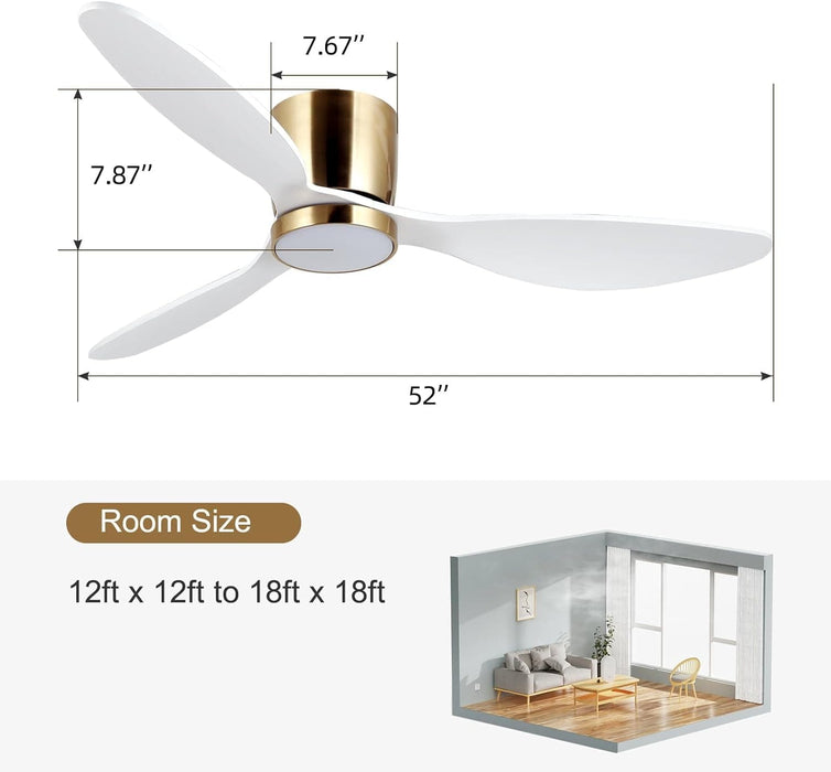 65 in. Smart Large Outdoor Fan, Remote Ceiling Fan with Light, Farmhouse Walnut Reversible DC Ceiling Fan, Propeller Ceiling Fan for Patio Living Room-81-ErisView