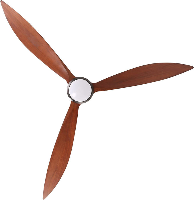 65 in. Smart Large Outdoor Fan, Remote Ceiling Fan with Light, Farmhouse Walnut Reversible DC Ceiling Fan, Propeller Ceiling Fan for Patio Living Room-9-ErisView